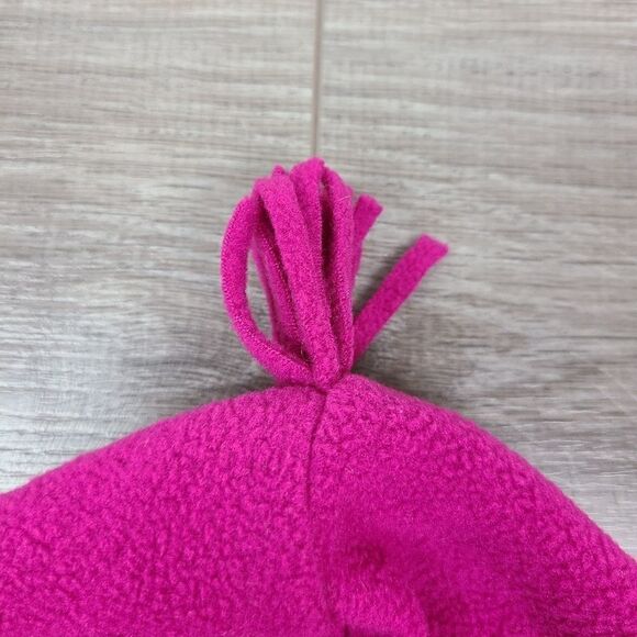 Oshkosh Girl's Fuschia Pink Fleece Winter Hat Size 8 - Picture 4 of 10